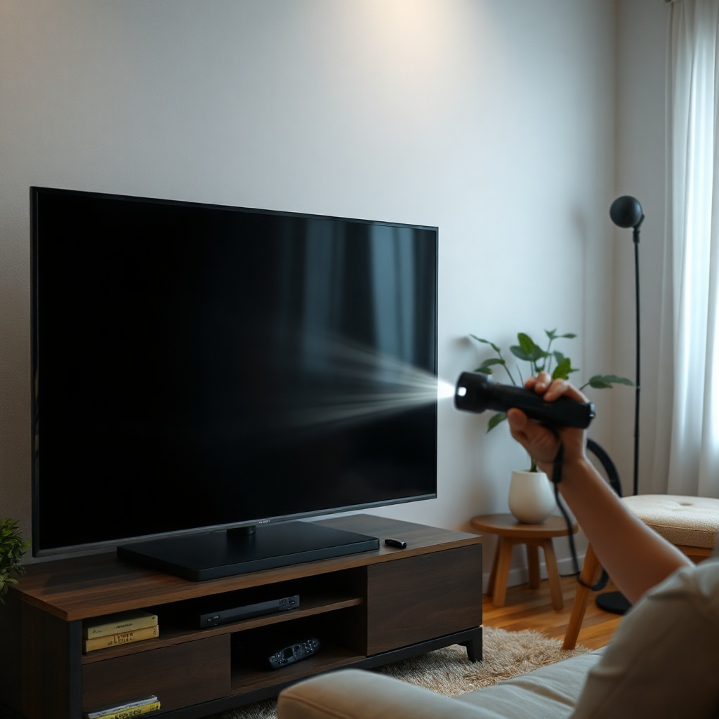Fernseher hat Ton, aber kein Bild