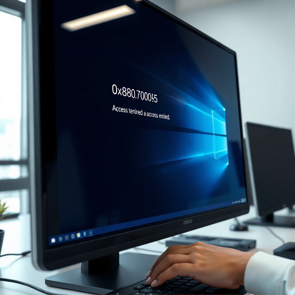 Windows-Fehlercode 0x80070005